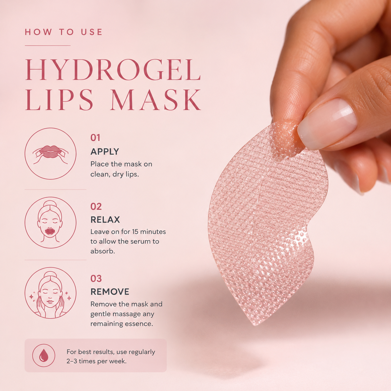 KISS ME - Hydrogel Lip Mask ASMA BEAUTY COSMETICS