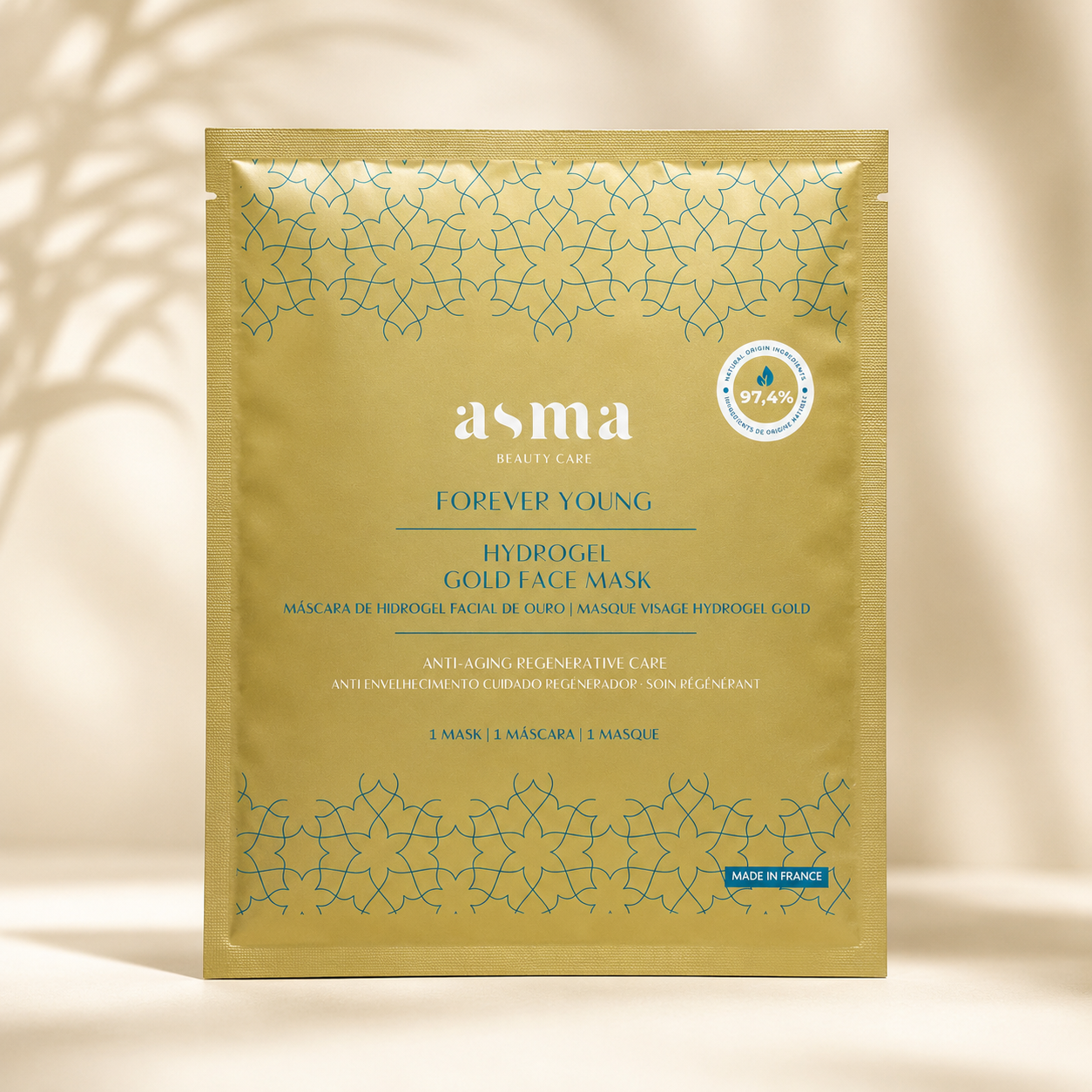FOREVER YOUNG - Gold Hydrogel Face Mask ASMA BEAUTY COSMETICS