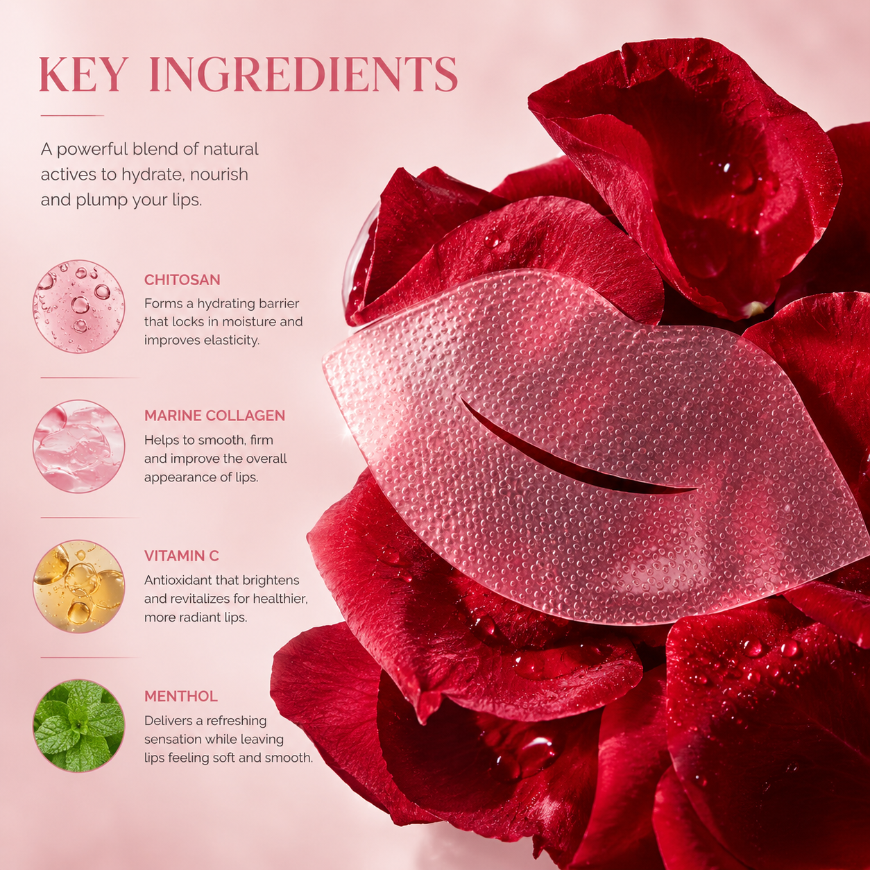 KISS ME - Hydrogel Lip Mask ASMA BEAUTY COSMETICS